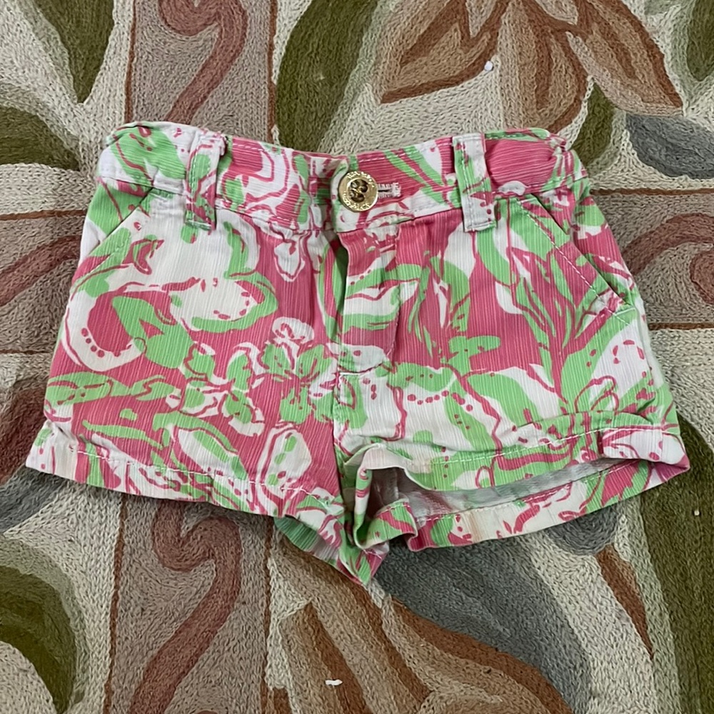 Lilly Pulitzer Mini Callahan Toddler Shorts size 2